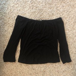 black off the shoulder